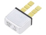 Siguranță Auto 25A 12VDC 21,34x10,3x17,5mm
