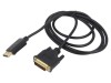 Cablu DisplayPort la DVI-D 1,8m Negru