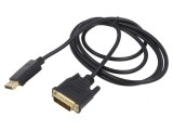 Cablu DisplayPort la DVI-D 1,8m Negru
