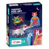 Chalk and Chuckles Arta cu Folii de Transfer Supereroi, Set Creativ 50 Folii, 12 Imagini, Joc Educativ pentru Copii 4+