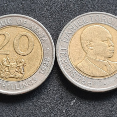 Kenya 20 shillings 1998