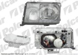 Far Mercedes Clasa E (W124) 12.1984-1990, partea Dreapta, fara lucas; H3+H4; pneumatic; reflector negru, Depo
