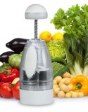 Tocator Manual Legume Fructe Perfect Chopper Deluxe, Inox, Plastic, Aluminiu