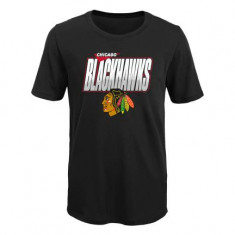 Chicago Blackhawks tricou de copii Frosty Center Ultra black - Dětské M (10 - 12 let)