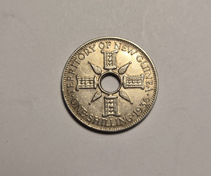 Papua Noua Guinee 1 Shilling 1936 Unc
