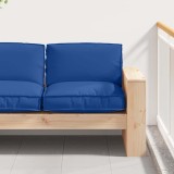 Cumpara ieftin Pernă pentru șezut din paleți Albastru regal 80 x 80 x 12 cm