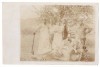 4024 - ORSOVA Militaries sacrificing a beef - old PC real Photo CENSOR used 1915, Circulata, Printata