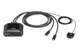 Switch KVM USB-C 4K DisplayPort 2 porturi, ATEN US3312