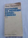 Elema gorunescu-dictionar de proverbe roman-francez