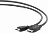 CABLU video GEMBIRD, adaptor DisplayPort (T) la HDMI (T), 1.8m, negru, &quot;CC-DP-HDMI-6&quot; (timbru verde 0.18 lei)