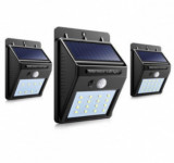 Cumpara ieftin Set 3 Lampi Solare cu 30 LED, senzor de miscare si senzor de lumina, IPF