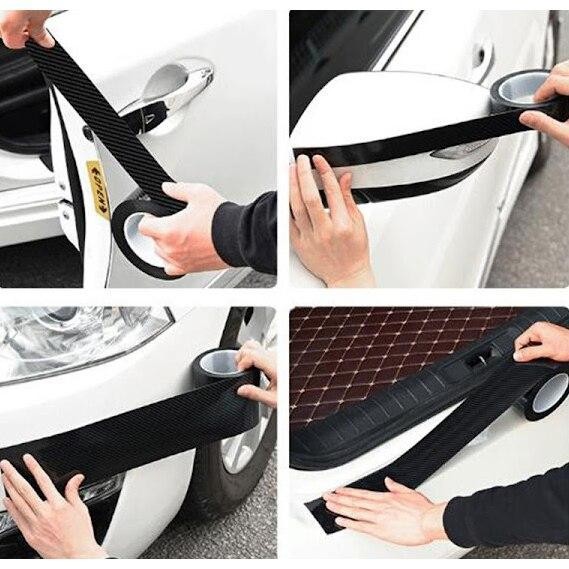 Banda Adeziva Protectie si Tuning Auto Interior sau Exterior Carbon 3D