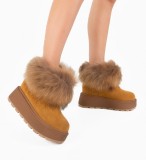 Cumpara ieftin Cizme tip UG Blabya Camel