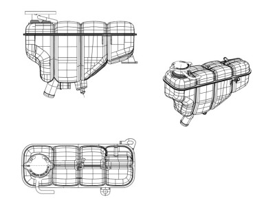 NRF 454037 EASY FIT Vas de expansiune, racire foto