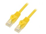 Patch Cord U/UTP Cat6 Galben 5m Cablexpert, Gembird