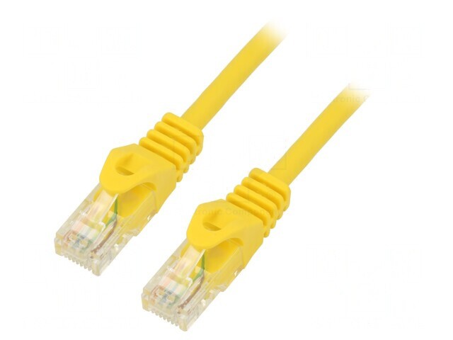 Patch Cord U/UTP Cat6 Galben 5m Cablexpert