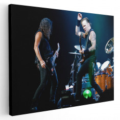 Tablou afis Metallica trupa rock 2299 Tablou canvas pe panza CU RAMA 80x120 cm