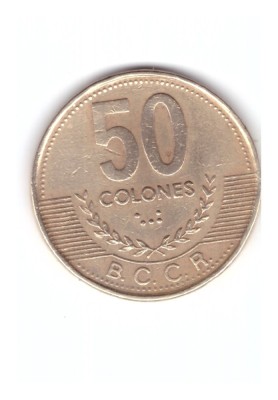 Moneda Costa Rica 50 colones 1997, stare buna, curata foto