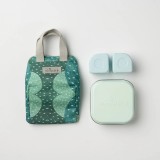 Set geanta termoizolanta Mealtote cu cutie Grow bento, Miniware Ready Go! Bento, 4 piese, Prickly Pear