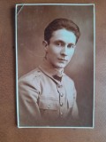 Fotografie tip carte postala, medic militar, 1921