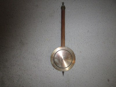 pendul vechi lungime brat 35 cm diametrul pendul 115 mm ca nou foto