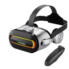 Ochelari VR, VR PARK, Casti Bluetooth, Controller, Alb, Compatibil 4.7 , 6.7, inch, Android iOS