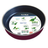 Cumpara ieftin Tava Floria ZLN-2418 aluminiu pentru cuptor model rotund, 34 cm