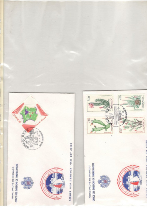 Monaco.1998/2000 Lot 78 buc. FDC-uri