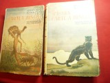 131. R.Kipling - Cartea Junglei -interbelica ,vol.1+2 ,290+ 356 pag,trad.Jul Giurgea