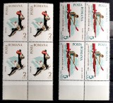 ROMANIA 1965 - Spartachiada - Blocuri de 4 - MNH** - LP 616, Sport, Nestampilat