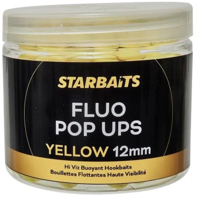 Pop Up STARBAITS Fluo Yellow, 12mm, 70g foto