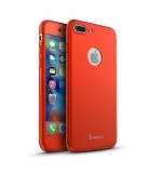 Cumpara ieftin Husa iPhone 7 Plus iPaky 360 Rosie - Protectie Completa, Anti-soc, Anti-zgarieturi, Policarbonat, Roscata