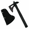 Topor Otel Inoxidabil Negru 33cm cu Teaca Ideallstore Survivor Impact