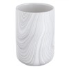 Suport Perie de Dinți, Model Marble, Ceramic, Diametru 7 cm, &Icirc;nălțime 10.5 cm, Oem