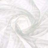 Perdea Caressa TDJCLF002, jacquard, alb, 140 x 240 cm