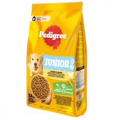 Pedigree, Hrana uscata catei Juniori, pui si legume, 12kg foto