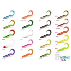 Shad Duo Pack Delphin Twistax Eeltail Uvs, Mix, 15cm, 30buc/pac foto