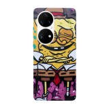 Husa compatibila cu Huawei P40 model Old SpongeBob Graffiti, Silicon, TPU, Viceversa
