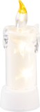 Lumanare decorativa LED MagicHome Craciun, alb cald, 13,5 cm