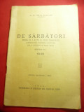 M.Bejenariu - De Sarbatori -Ed.Husi 1942 -Piesa teatru cu datini de Craciun ,40p