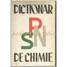 Dictionar De Chimie - Grigore Balanescu