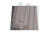 Set 2 folii pentru monede, Premium, cu 80 buzunare pentru monede de pana la 26 mm si foi de carton negru