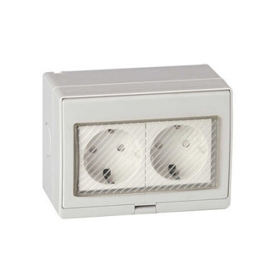 PRIZA DUBLA SCHUKO IP55 foto