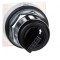 Comutator Rotativ Negru 30mm 2 Poziții