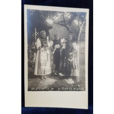 FEMEI IN PORT POPULAR DIN ZONA IZVORUL CRISULUI - ERDELY KOROSFO, JUDETUL CLUJ , CARTE POSTALA ILUSTRATA , MONOCROMA , NECIRCULATA , PERIOADA INTERB