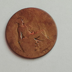 M3 C50 - Moneda foarte veche - Anglia - Half penny - 1917