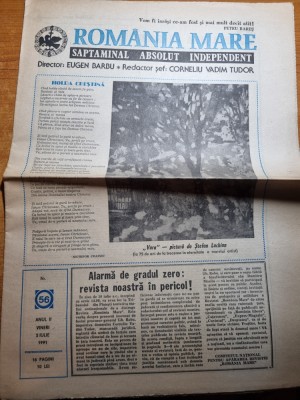 romania mare 5 iulie 1991-corneliu vadim tudor foto