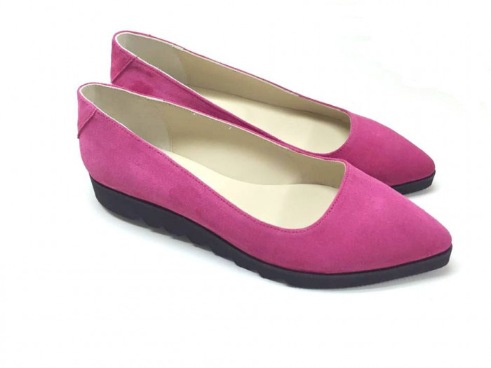 Balerini din piele Fuchsia Cora, 37