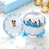 Cumpara ieftin Trusou Botez cu 8 Piese Brodat, Mikey Mouse, Culoare Albastru Electric - TB27