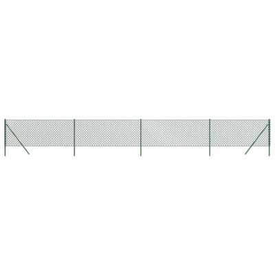 Gard de plasa de sarma, verde, 1,1x10 m foto